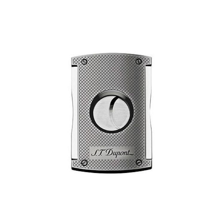 S.T. Dupont 3257 MaxiJet Chrome Grid Cigar Cutter S.T. Dupont 3257 MaxiJet Chrome Grid Cigar Cutter