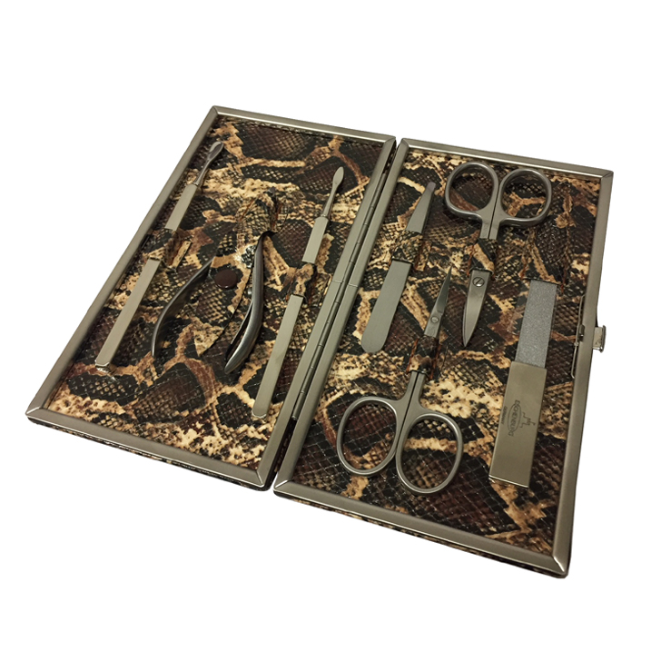 F.Hammann 6263287 Natural Python Manicure Set - 7 pcs F.Hammann 6263287 Natural Python Manicure Set - 7 pcs
