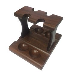 Jemar 4/DL Walnut Pipe Stand