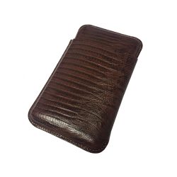 Martin Wess 503-11 Lizard Brown Demi Tasse Case