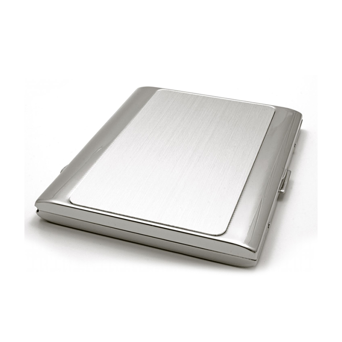 Pearl 74937-61 Satin Silver Cig Case Pearl 74937-61 Satin Silver Cig Case