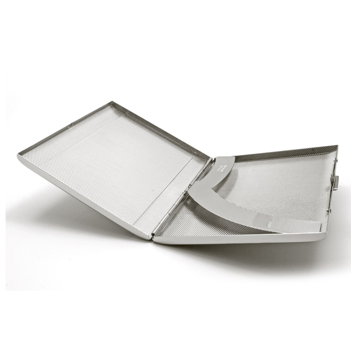 Pearl 74937-61 Satin Silver Cig Case Pearl 74937-61 Satin Silver Cig Case