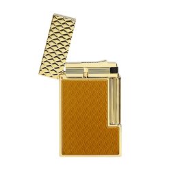 S.T. Dupont C16630 L2 Guilloche Honey/Yellow Gold