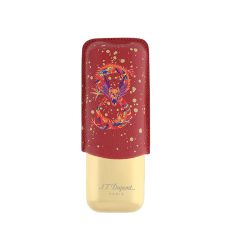 S.T. Dupont 183276 Dragon Burgundy/Golden Case 2s